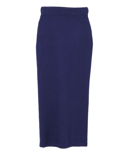 EMODA(エモダ)の「【ELDER】COMPRESS knitタイトマキシSK(スカート・レディース・グレー/ブラック/ネイビー/ベージュ・F)」の4枚目の写真