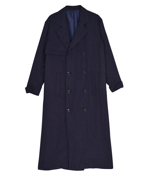 EMODA（エモダ）の「マキシトレンチCO（ジャケット/アウター・レディース・ブラック/ネイビー/ベージュ・S/M）」の3枚目の写真