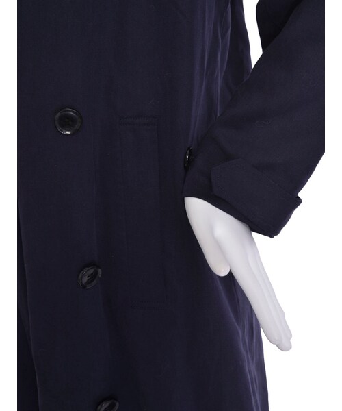 EMODA（エモダ）の「マキシトレンチCO（ジャケット/アウター・レディース・ブラック/ネイビー/ベージュ・S/M）」の12枚目の写真