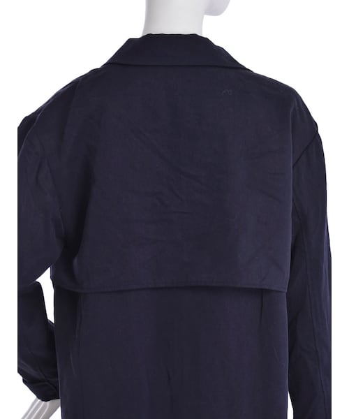 EMODA（エモダ）の「マキシトレンチCO（ジャケット/アウター・レディース・ブラック/ネイビー/ベージュ・S/M）」の8枚目の写真