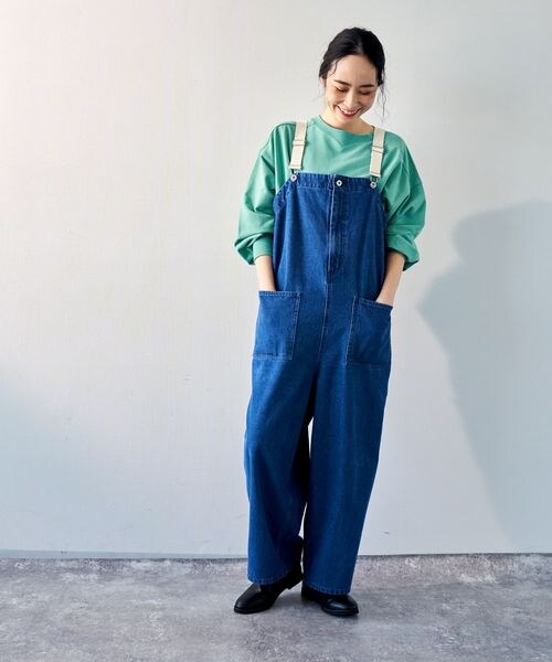 studio CLIP（スタディオクリップ）の「ワークデニムサロペ（）」 - WEAR