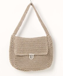 natural couture | 差込金具ワンハンドル手編みトートバッグ(ショルダーバッグ)