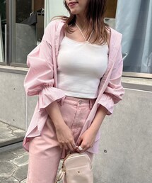 OLIVE des OLIVE | 【アンサンブル対応/WEB限定カラーあり】クアンクシャツ(トップス)