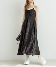 OLIVE des OLIVE | 【WEB限定カラーあり】胸クシュキャミワンピース(ワンピース/ドレス)