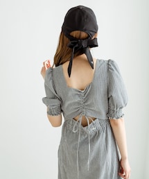 OLIVE des OLIVE | 【WEB限定カラーあり】後ろドロストリボンワンピース(ワンピース/ドレス)