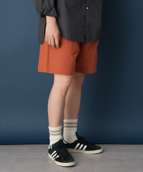 CIAOPANIC TYPY（チャオパニックティピー）の「【GEVACO / ゲバコ】 ライトキャンバスイージーショーツ（パンツ・メンズ・ベージュ/オレンジ/グリーン/ブラック・L）」の3枚目の写真