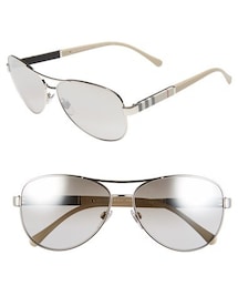 BURBERRY | Burberry 59mm Aviator Sunglasses(サングラス)