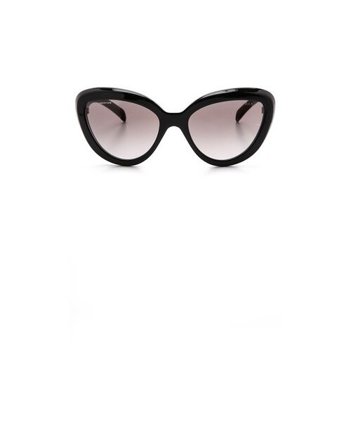 PRADA(プラダ)の「Prada Cat Eye Sunglasses(サングラス・レディース・Opal Ivory/Brown Gradient/Black/Grey Gradient・One Size)」の3枚目の写真