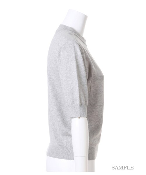 SNIDEL(スナイデル)の「シンプルハイネックニット(ニット・レディース・WHT/GRY/KKI・F)」の6枚目の写真