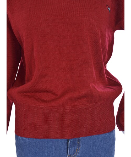 EVRIS（エヴリス）の「BASICニットＰＯ（トップス・レディース・オフホワイト/ブラック/レッド/ミックス）」の11枚目の写真