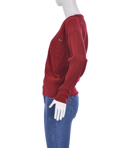 EVRIS（エヴリス）の「BASICニットＰＯ（トップス・レディース・オフホワイト/ブラック/レッド/ミックス）」の8枚目の写真