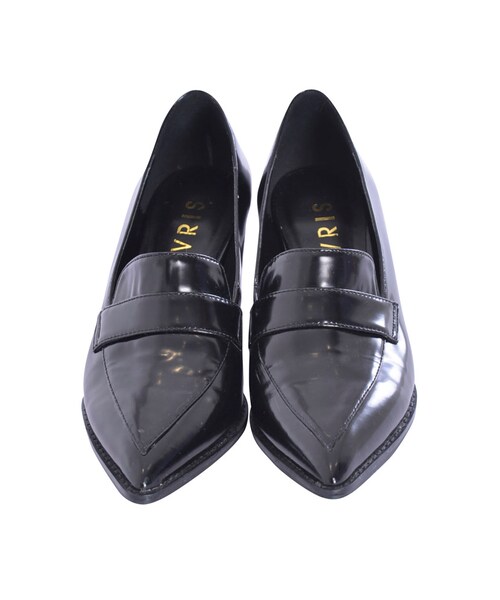 EVRIS（エヴリス）の「アーモンドトゥローファー（シューズ・レディース・ホワイト/ブラック/シルバー・S/M/L）」の5枚目の写真