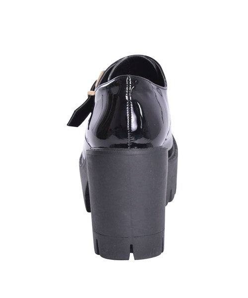 EVRIS（エヴリス）の「ワイドバックルチャンキシューズ（シューズ・レディース・ホワイト/ブラック/ミックス・S/M/L）」の8枚目の写真