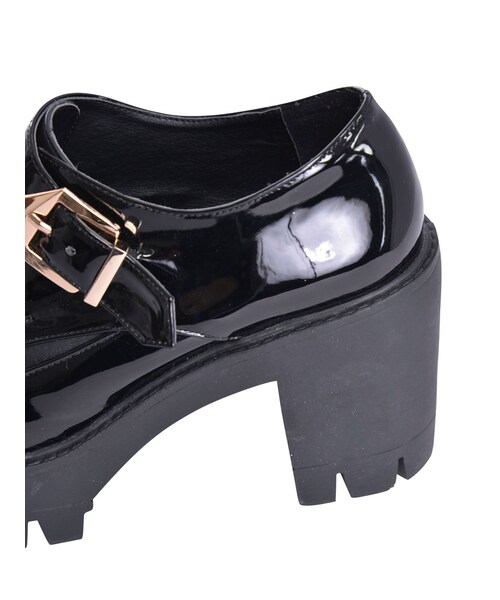 EVRIS（エヴリス）の「ワイドバックルチャンキシューズ（シューズ・レディース・ホワイト/ブラック/ミックス・S/M/L）」の9枚目の写真