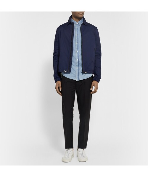 Acne Studios(アクネストゥディオズ)の「Acne Studios Isherwood Button-Down Collar Washed-Denim Shirt(シャツ/ブラウス・メンズ・Blue・IT 48 (UK/US 15.5)/IT 50 (UK/US 16)/IT 54 (UK/US 17)/IT 46 (UK/US 15)/IT 52 (UK/US 16.5))」の4枚目の写真
