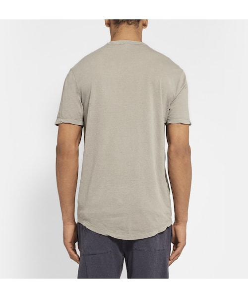 JAMES PERSE（ジェームスパース）の「James Perse Crew Neck Cotton-Jersey T-Shirt（Tシャツ/カットソー・メンズ・Gray・1/2/4/3/5）」の2枚目の写真