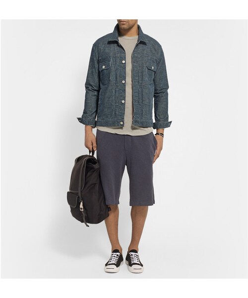 JAMES PERSE（ジェームスパース）の「James Perse Crew Neck Cotton-Jersey T-Shirt（Tシャツ/カットソー・メンズ・Gray・1/2/4/3/5）」の5枚目の写真