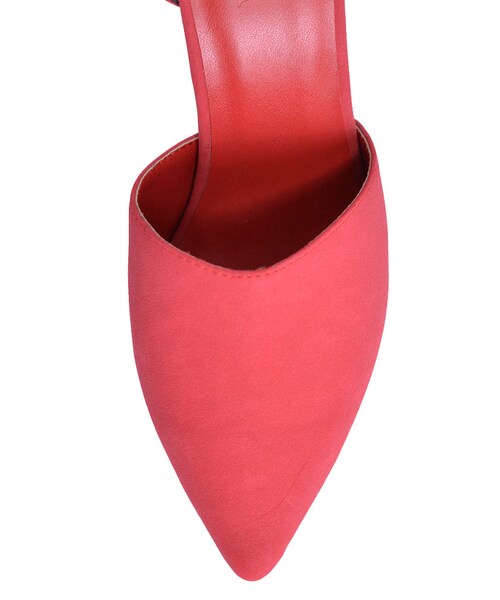 GYDA（ジェイダ）の「BACKクロススウェードパンプス（シューズ・レディース・グレー/ブラック/レッド・S/M/L）」の9枚目の写真