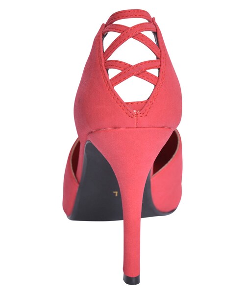 GYDA（ジェイダ）の「BACKクロススウェードパンプス（シューズ・レディース・グレー/ブラック/レッド・S/M/L）」の7枚目の写真