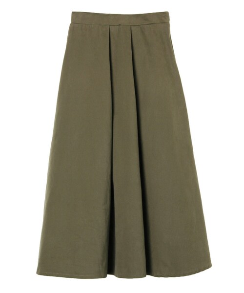 GYDA（ジェイダ）の「ツイルタックマキシSK（スカート・レディース・ブラック/ベージュ/カーキ・S/M）」の13枚目の写真