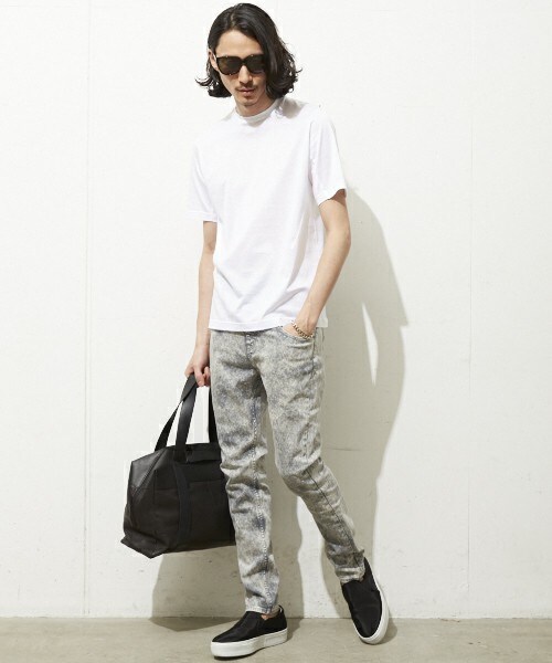 JOHN LAWRENCE SULLIVAN(ジョンローレンスサリバン)の「JOHN LAWRENCE SULLIVAN big TEE(Tシャツ/カットソー・メンズ・ホワイト/ブラック/ネイビー・MEDIUM)」の10枚目の写真