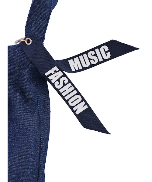 jouetie（ジュエティ）の「デニムシンプルBAG（バッグ・レディース・オフホワイト/ブラック/インディゴ・F）」の9枚目の写真