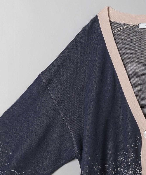 JEANASIS（ジーナシス）の「12GミストグラデVカーディガン（トップス・レディース・ネイビー系その他(08)/ブラウンカーキ系その他(19)/オレンジ系その他(45)/ブルー系その他(86)・FREE）」の12枚目の写真