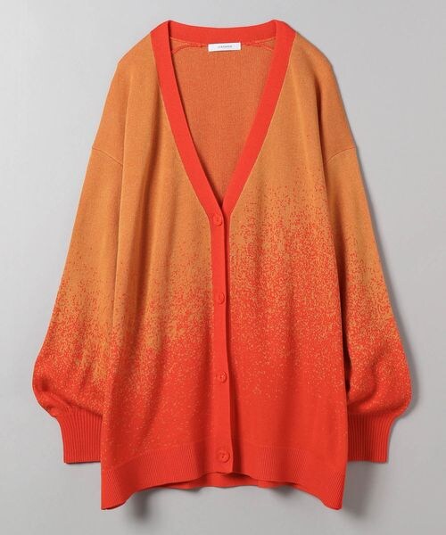JEANASIS（ジーナシス）の「12GミストグラデVカーディガン（トップス・レディース・ネイビー系その他(08)/ブラウンカーキ系その他(19)/オレンジ系その他(45)/ブルー系その他(86)・FREE）」の3枚目の写真