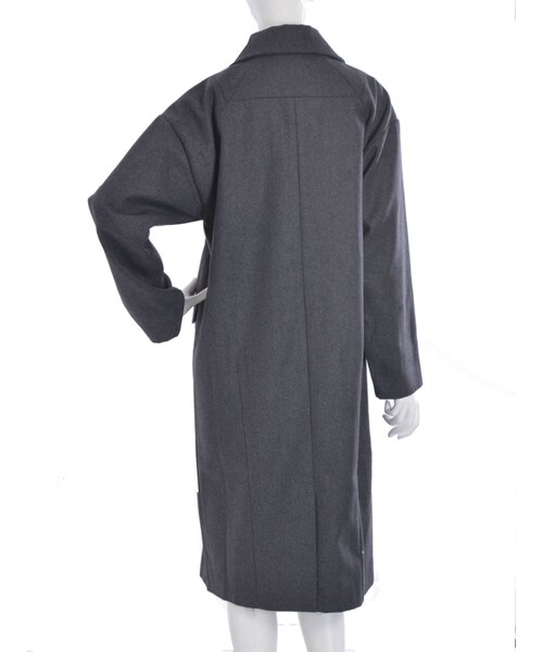 jouetie（ジュエティ）の「メルトンチェスターコート（ジャケット/アウター・レディース・グレー/ブラック/キャメル・M）」の7枚目の写真