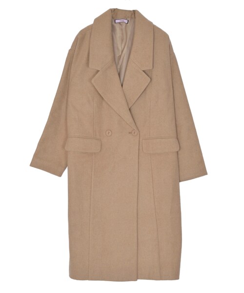 jouetie（ジュエティ）の「メルトンチェスターコート（ジャケット/アウター・レディース・グレー/ブラック/キャメル・M）」の3枚目の写真