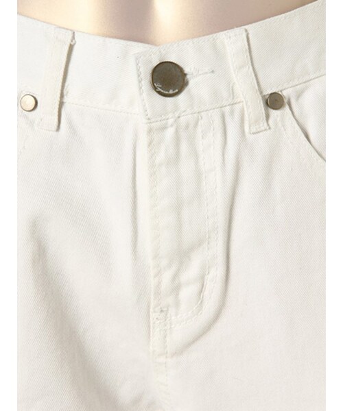 LAGUNAMOON（ラグナムーン）の「【CASUAL】カラーボーイフレンドショートパンツ（パンツ・レディース・ホワイト/ピンク/アイスブルー/ネイビー・S/M）」の8枚目の写真