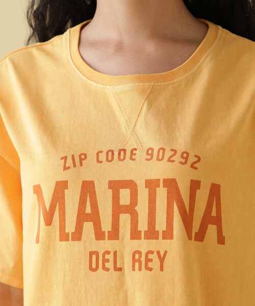 AVIREX（アヴィレックス）の「FADE WASH ONEPIECE/ フェイドウォッシュワンピース（ワンピース/ドレス・イエロー/サックス/チャコール・F）」の8枚目の写真