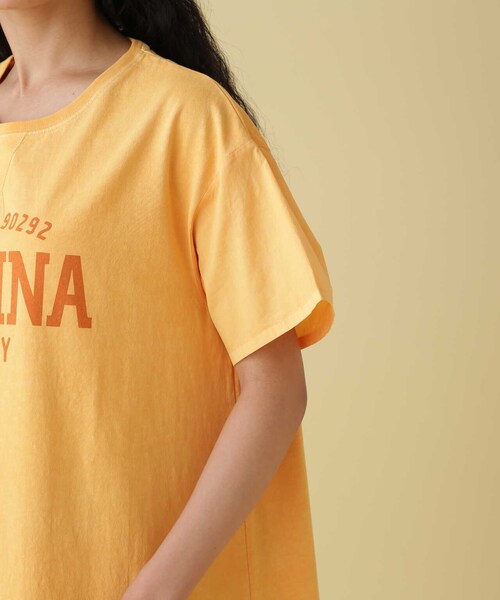 AVIREX（アヴィレックス）の「FADE WASH ONEPIECE/ フェイドウォッシュワンピース（ワンピース/ドレス・イエロー/サックス/チャコール・F）」の9枚目の写真