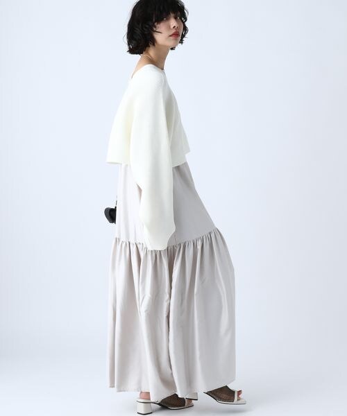 PAGEBOY（ページボーイ）の「ショートカーディガン×キャミ