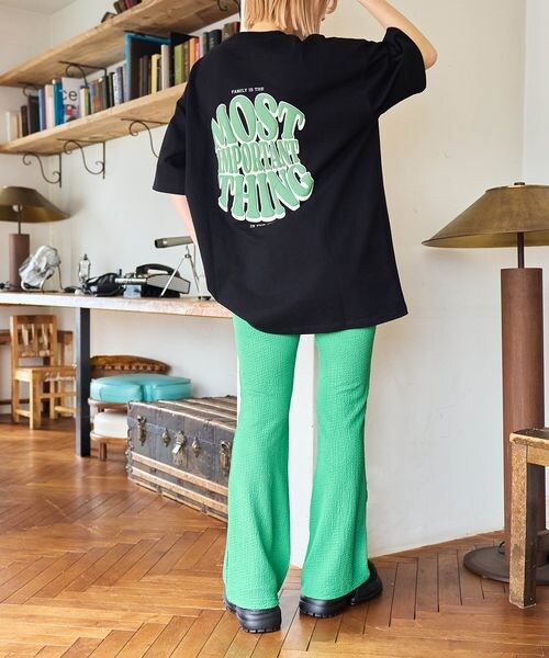 PAGEBOY(ページボーイ)の「プクプクロゴT(トップス・レディース・オフホワイト05/ブラック09/グレー15・M/L)」の16枚目の写真