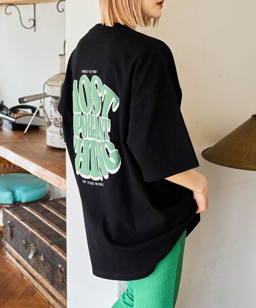 PAGEBOY(ページボーイ)の「プクプクロゴT(トップス・レディース・オフホワイト05/ブラック09/グレー15・M/L)」の12枚目の写真