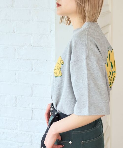 PAGEBOY(ページボーイ)の「プクプクロゴT(トップス・レディース・オフホワイト05/ブラック09/グレー15・M/L)」の22枚目の写真