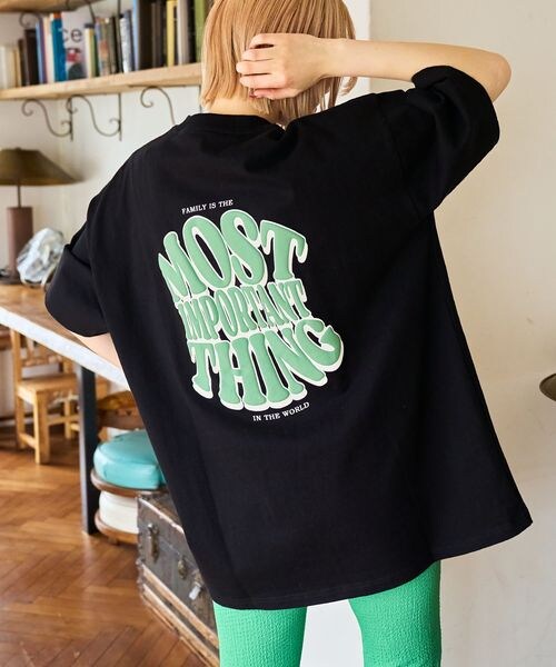 PAGEBOY(ページボーイ)の「プクプクロゴT(トップス・レディース・オフホワイト05/ブラック09/グレー15・M/L)」の13枚目の写真