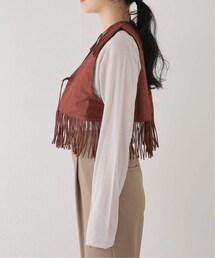 2024SSジャーナルrelumeレリュームcrinkle ベスト JOURNAL STANDARD relume（ジャーナルスタンダード レリューム