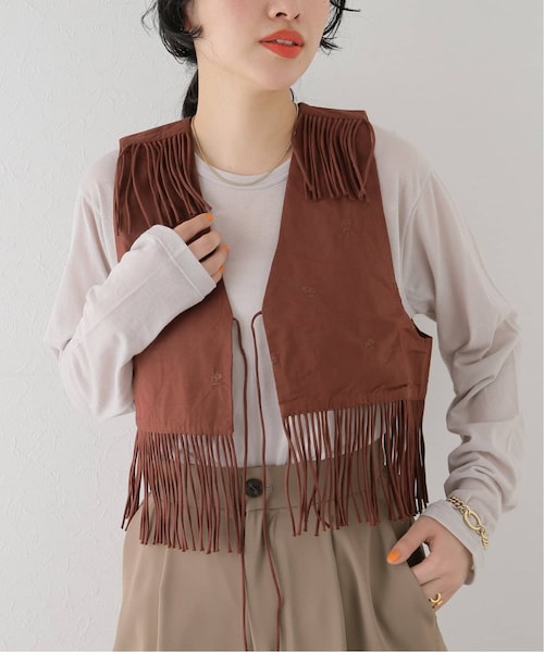 2024SSジャーナルrelumeレリュームcrinkle ベスト JOURNAL STANDARD relume（ジャーナルスタンダード レリューム