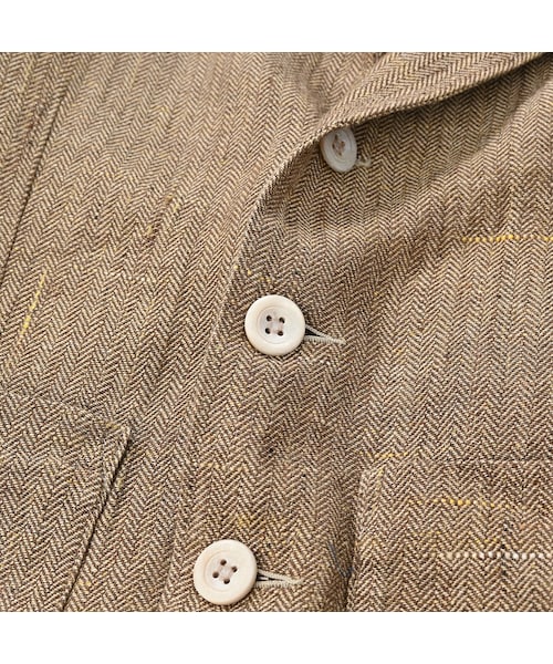 45R（フォーティファイブアール）の「リネンツイードの四角ジャケット