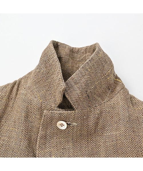 45R（フォーティファイブアール）の「リネンツイードの四角ジャケット