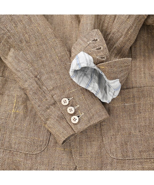 45R（フォーティファイブアール）の「リネンツイードの四角ジャケット