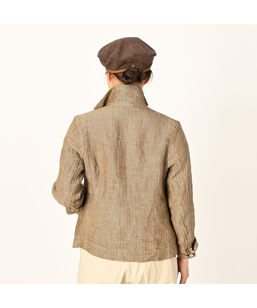 45R（フォーティファイブアール）の「リネンツイードの四角ジャケット