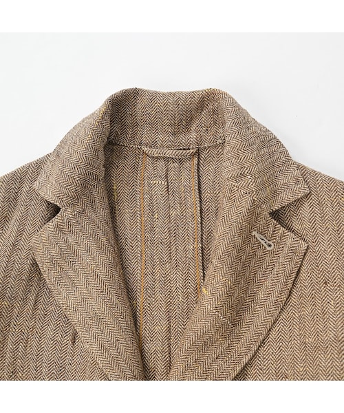 45R（フォーティファイブアール）の「リネンツイードの四角ジャケット