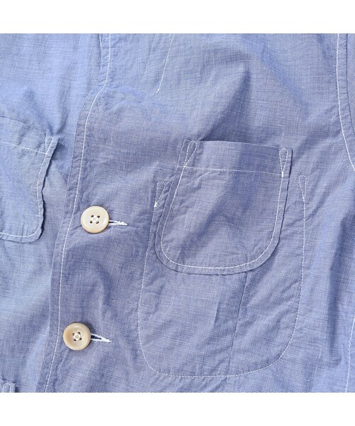 45r（フォーティファイブアール）の「スーピマオーガニックバチストのシャツジャケット（ジャケット/アウター）」 - WEAR