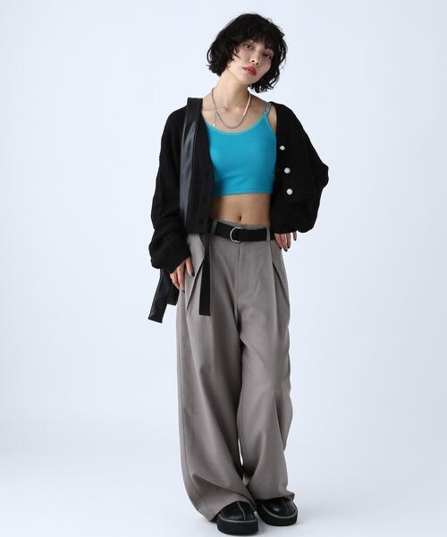 PAGEBOY（ページボーイ）の「SETUPルーズパンツ（パンツ・レディース・オフホワイト05/ブラック09/チャコール18・F）」の13枚目の写真