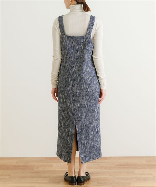 URBAN RESEARCH(アーバンリサーチ)の「GIOLICA粗花呢背心洋裝(ワンピース/ドレス・レディース・膚色/藍色・膚色/藍色)」の17枚目の写真