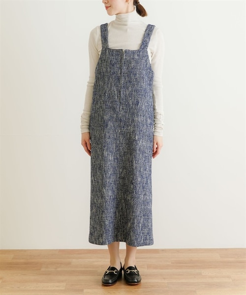 URBAN RESEARCH(アーバンリサーチ)の「GIOLICA粗花呢背心洋裝(ワンピース/ドレス・レディース・膚色/藍色・膚色/藍色)」の15枚目の写真