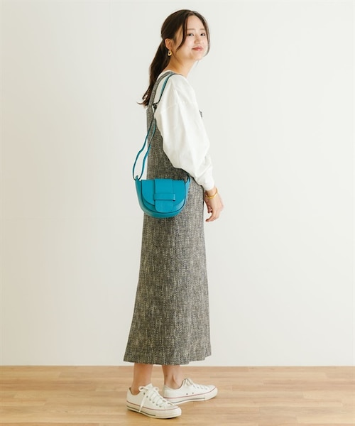 URBAN RESEARCH(アーバンリサーチ)の「GIOLICA粗花呢背心洋裝(ワンピース/ドレス・レディース・膚色/藍色・膚色/藍色)」の6枚目の写真